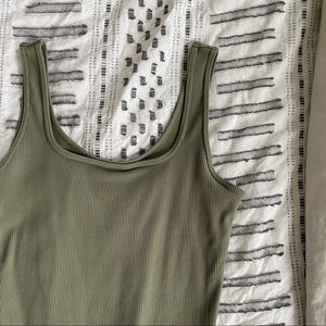 Abercrombie Green Bodysuit